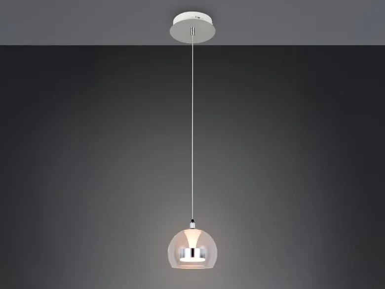 LED Pendelleuchte FLYNT mit Switch Dimmer & Lichtfarbe einstellbar, Ø 20cm