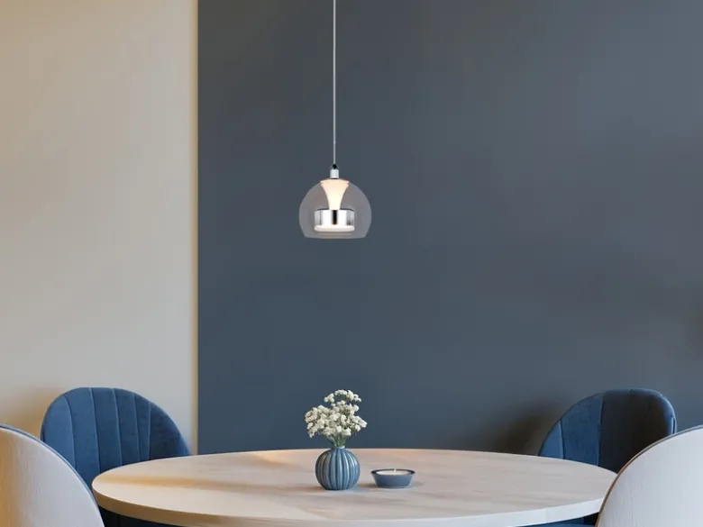 LED Pendelleuchte FLYNT mit Switch Dimmer & Lichtfarbe einstellbar, Ø 20cm
