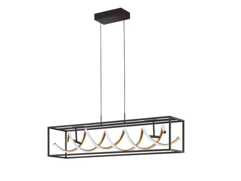 LED Pendelleuchte GIAN mit Fernbedienung dimmbar & Tageslicht, Breite 90cm