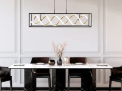 LED Pendelleuchte GIAN mit Fernbedienung dimmbar & Tageslicht, Breite 90cm