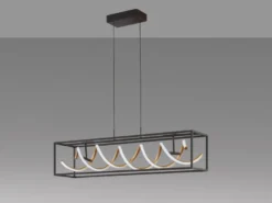 LED Pendelleuchte GIAN mit Fernbedienung dimmbar & Tageslicht, Breite 90cm