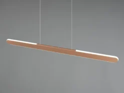 LED Pendelleuchte HELIOS Coffee dimmbar & höhenverstellbar, Breite 100cm