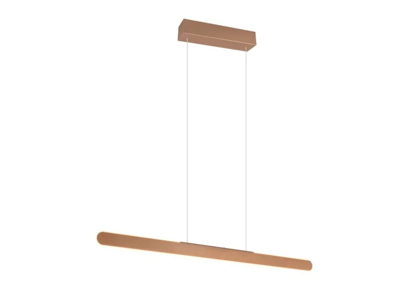 LED Pendelleuchte HELIOS Coffee dimmbar & höhenverstellbar, Breite 100cm