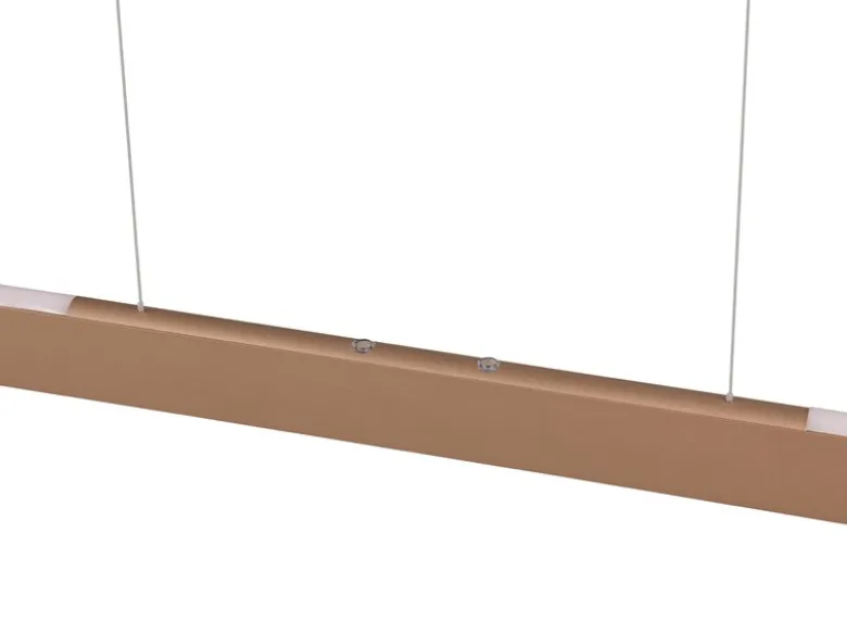 LED Pendelleuchte HELIOS Coffee dimmbar & höhenverstellbar, Breite 100cm