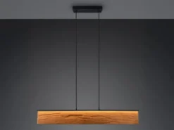 LED Pendelleuchte KALEA aus Naturholz dimmbar, Breite 110cm