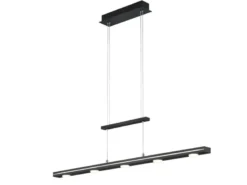 LED Pendelleuchte LACAL Schwarz dimmbar & höhenverstellbar, Breite 100cm