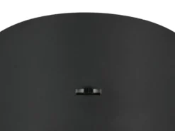 LED Pendelleuchte LAGUNA 1-flammig, höhenverstellbar, Schwarz Ø 30cm