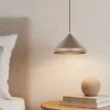 LED Pendelleuchte LAGUNA 1-flammig, höhenverstellbar, Coffee Ø 18cm