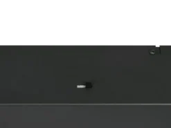 LED Pendelleuchte LAGUNA 5-flammig, höhenverstellbar, Schwarz, Breite 123cm