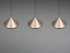LED Pendelleuchte LAGUNA 3-flammig, höhenverstellbar, Coffee, Breite 70cm