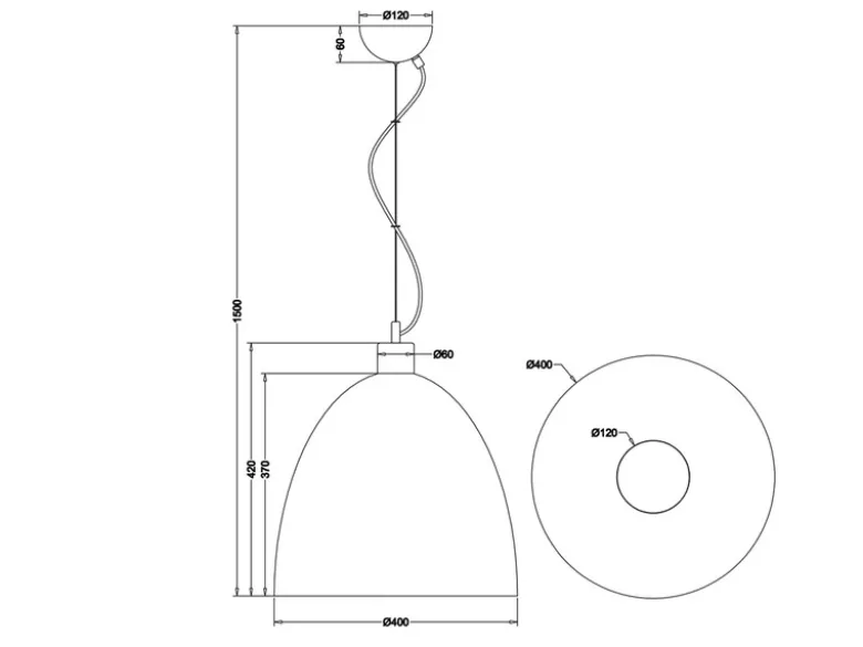 LED Pendelleuchte Lampenschirm Metall/Holz Weiß dimmbar, Ø 40cm