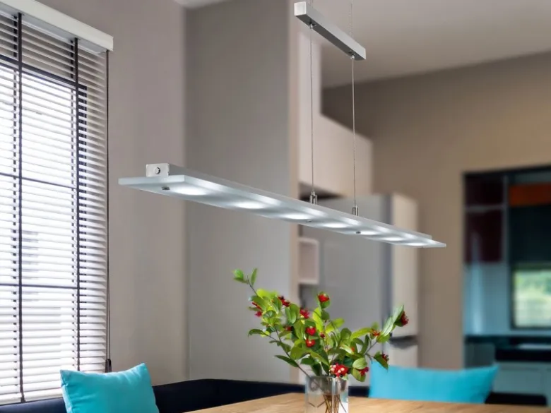 LED Pendelleuchte LARGO dimmbar & höhenverstellbar, Breite 135 cm