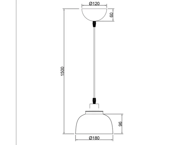 LED Pendelleuchte Metall Schwarz Gold mit Drahtgeflecht, Ø 18cm