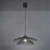 LED Pendelleuchte mit doppelt gefächertem Metall Gitterschirm Ø 50cm