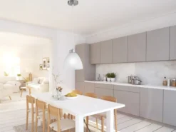 LED Pendelleuchte mit Glas Lampenschirm in Weiß, Ø 20cm