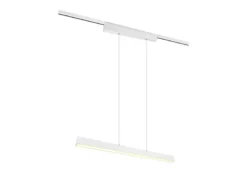 LED Pendelleuchte PAROS Weiß, Breite 90cm für DUOline Schienensystem
