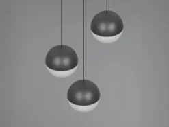 LED Pendelleuchte SENTA Cluster 3-flammig höhenverstellbar Ø 25cm