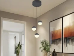 LED Pendelleuchte SENTA Cluster 3-flammig höhenverstellbar Ø 25cm