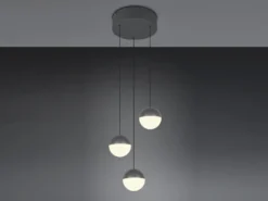 LED Pendelleuchte SENTA Cluster 3-flammig höhenverstellbar Ø 25cm