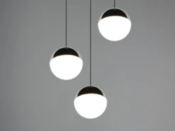 LED Pendelleuchte SENTA 3-flammig höhenverstellbar, Licht neutralweiß Ø 25cm