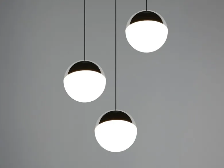 LED Pendelleuchte SENTA 3-flammig höhenverstellbar, Licht neutralweiß Ø 25cm