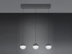 LED Pendelleuchte SENTA 3-flammig höhenverstellbar, Breite 62cm