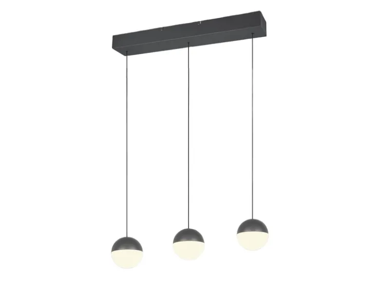 LED Pendelleuchte SENTA 3-flammig höhenverstellbar, Breite 62cm