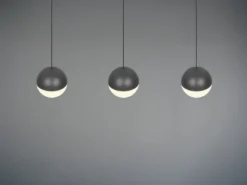 LED Pendelleuchte SENTA 3-flammig höhenverstellbar, Breite 62cm