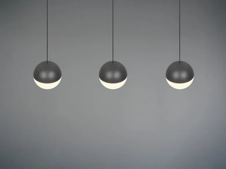 LED Pendelleuchte SENTA 3-flammig höhenverstellbar, Breite 62cm