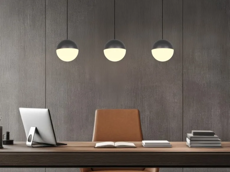 LED Pendelleuchte SENTA 3-flammig höhenverstellbar, Breite 62cm