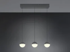 LED Pendelleuchte SENTA 3-flammig höhenverstellbar, Breite 62cm