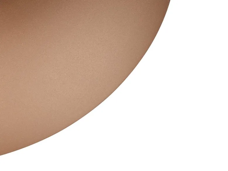 LED Pendelleuchte skandinavisch mit Metall Lampenschirm Grau Braun Ø 40cm