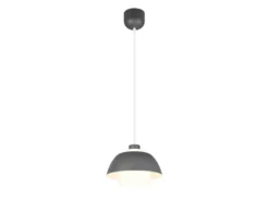 LED Pendelleuchte skandinavisch einflammig mit Metall- & Glasschirm Ø 30cm
