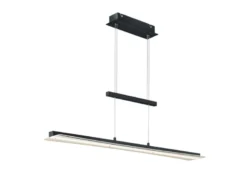 LED Pendelleuchte SMASH Schwarz dimmbar & höhenverstellbar, Breite 100cm