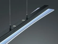 LED Pendelleuchte SMASH Schwarz dimmbar & höhenverstellbar, Breite 100cm