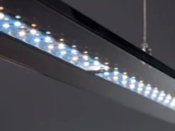LED Pendelleuchte TENSO Schwarz dimmbar & höhenverstellbar, Breite 88cm