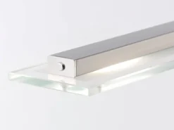 LED Pendelleuchte TENSO Silber dimmbar & höhenverstellbar, Breite 88cm