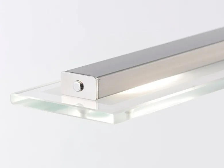 LED Pendelleuchte TENSO Silber dimmbar & höhenverstellbar, Breite 88cm