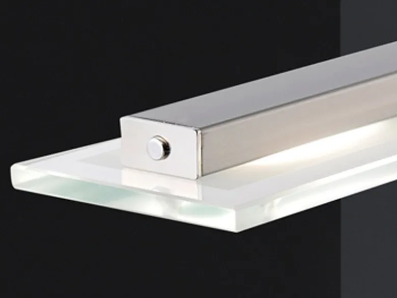 LED Pendelleuchte TENSO Silber dimmbar & höhenverstellbar, Breite 64cm