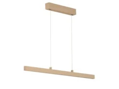 LED Pendelleuchte VAYANA Beige ausziehbar höhenverstellbar, max. Breite 140cm