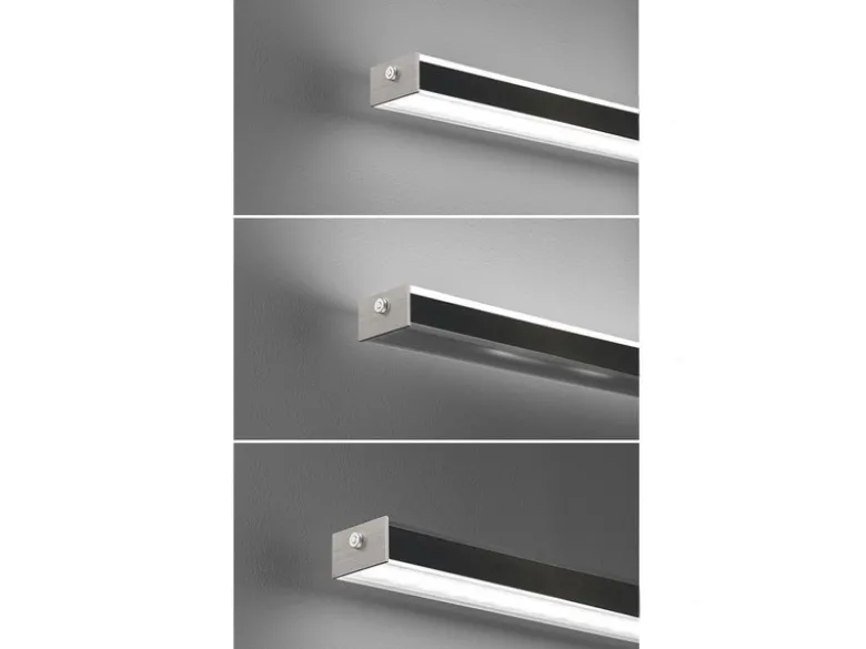 LED Pendelleuchte VITAN Schwarz dimmbar & höhenverstellbar, Breite 115cm