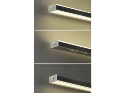 LED Pendelleuchte VITAN Schwarz dimmbar & höhenverstellbar, Breite 115cm