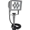 LED Scheinwerfer Strahler mit Erdspieß, IP44, Breite 20cm