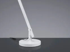 LED Schreibtischlampe AMSTERDAM Weiß, auch zum Klemmen, Höhe max. 90cm