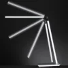 LED Schreibtischlampe BRIGHT Silber dimmbar & Tageslicht, Höhe 79cm