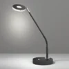 LED Schreibtischlampe DENT Schwarz mit Dimmer, Höhe 60cm