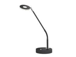LED Schreibtischlampe DENT Schwarz mit Dimmer, Höhe 60cm