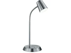 LED Schreibtischlampe NARCOS Silber matt dimmbar
