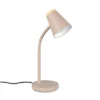 LED Schreibtischlampe PONGO Beige flexibel biegsam, Höhe 36cm