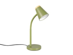 LED Schreibtischlampe PONGO Grün flexibel biegsam, Höhe 36cm